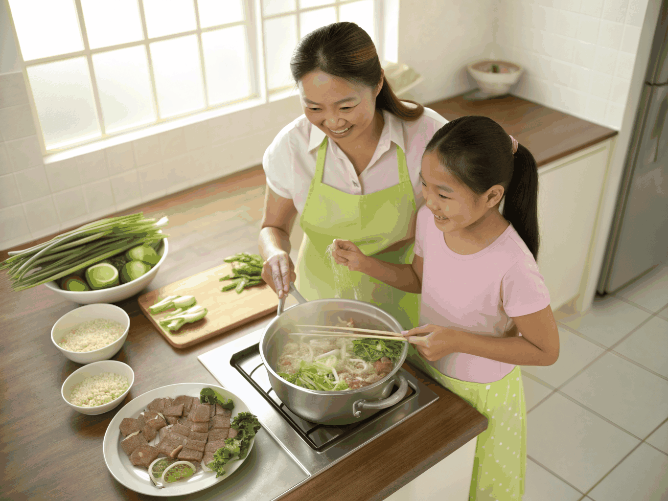 Chăm sóc sức khỏe gia đình và nguồn nước sạch mỗi ngày
